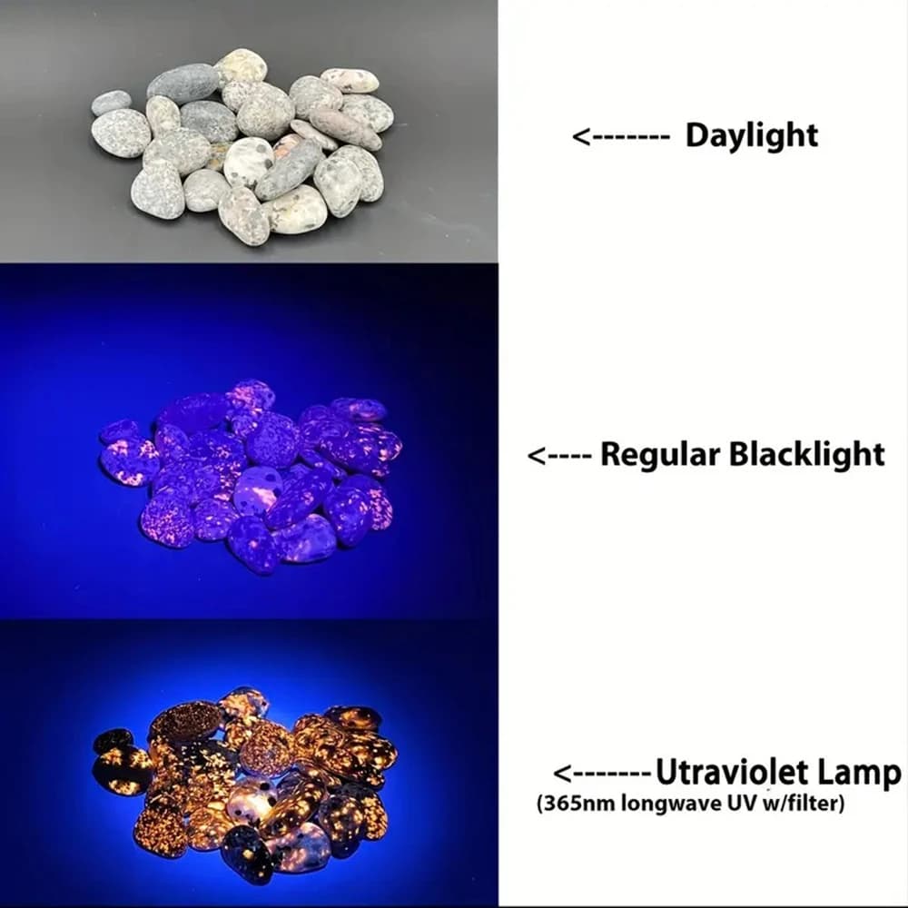 Perles rondes en pierre naturelle de flamme Yooperlite