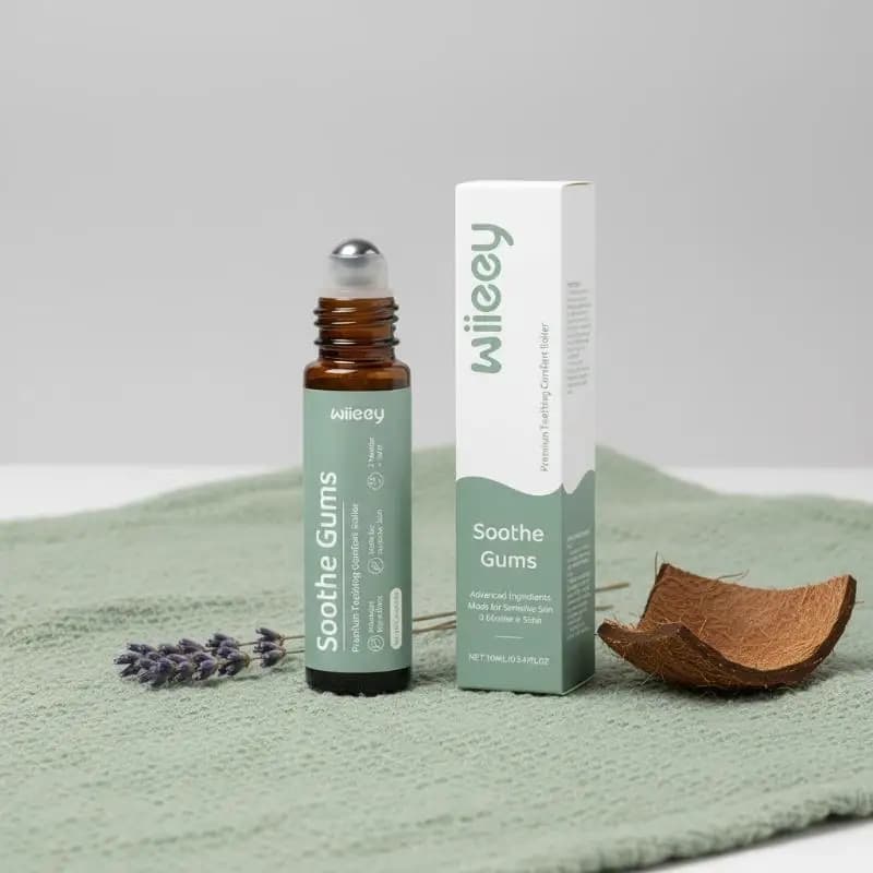 Huile apaisante pour bébé en roll-on – Soulagement rapide des gencives – Confort dentaire pour enfants – Formule végétale douce pour les soins bucco-dentaires des tout-petits – Nouveauté