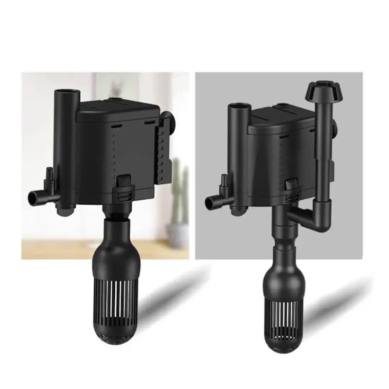 Pompe à eau 3-en-1 pour Aquarium, filtre à Film d'huile, nettoyeur d'eau, écumoire de Surface, dissolvant d'huile