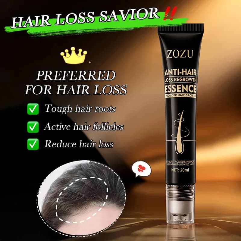 Essence de croissance des cheveux, traitement de perte de repousse, renforce le sérum capillaire, nourrit le cuir chevelu, léger, Non gras, soins capillaires