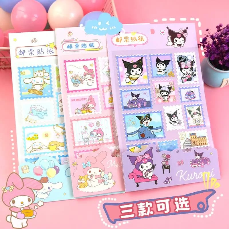 Ensemble d'autocollants Sanrio Cinnamoroll My Melody