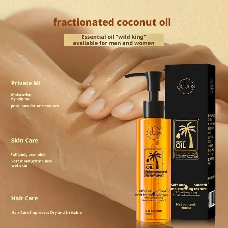 Huile de noix de coco distillée huile essentielle de soin du visage et du corps huile de noix de coco pure pour les soins de la peau huile de noix de coco naturelle produits de beauté