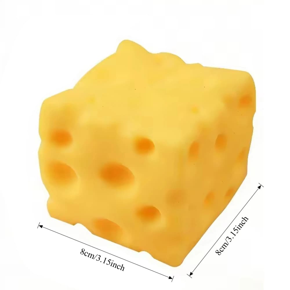 Jouet Squishy en forme de fromage à remontée lente