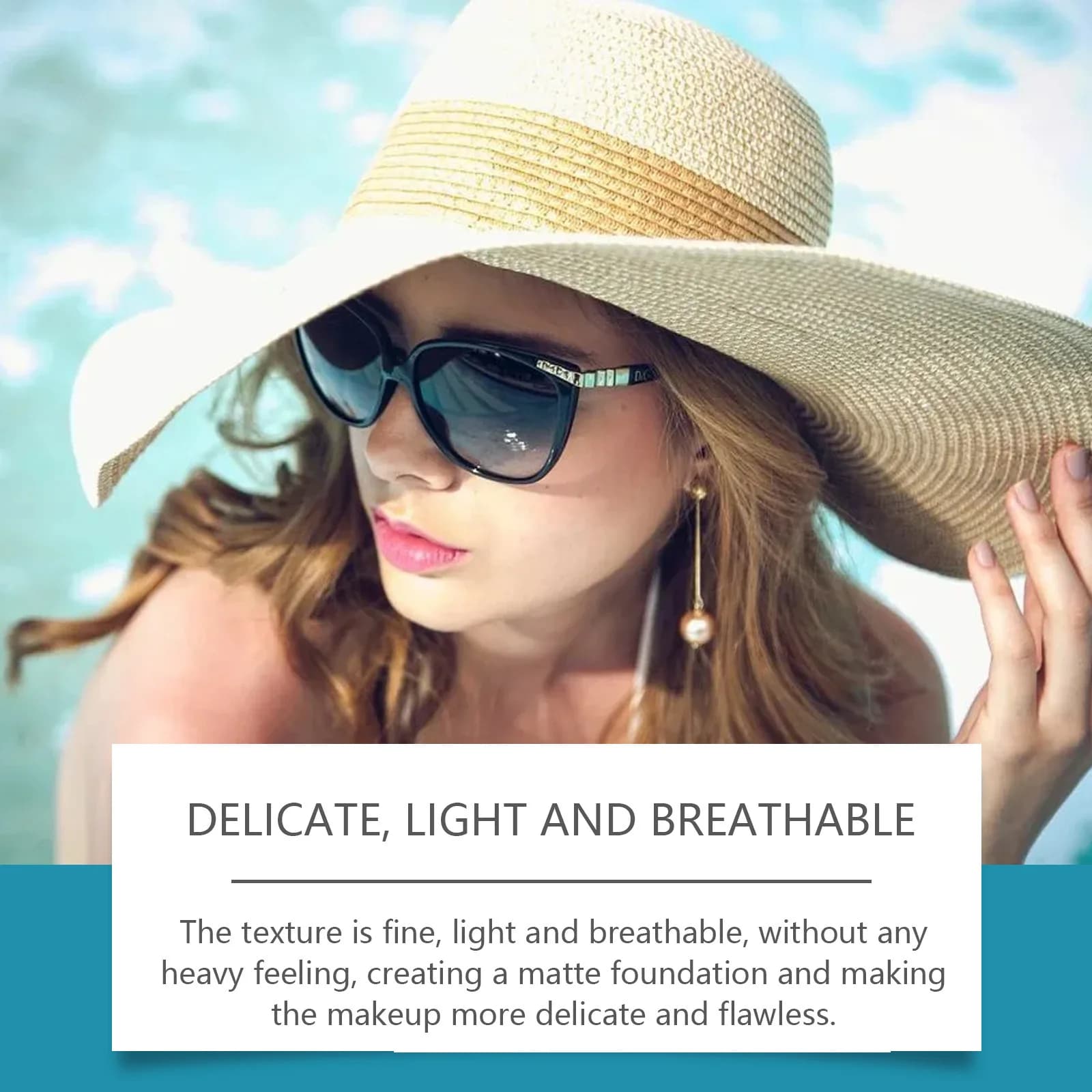 Poudre libre de protection solaire SPF50, couvrant le contrôle de l'huile des pores, translucide, mate, imperméable, couverture complète, poudre de réglage du maquillage