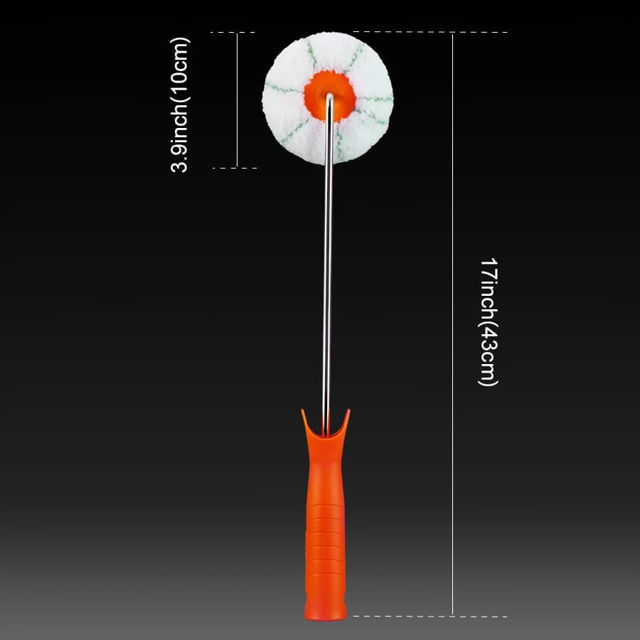 1 rouleau applicateur en forme de citrouille pour 2 peintures; Outils professionnels pour les coins intérieurs; Rouleaux applicateurs professionnels pour les coins