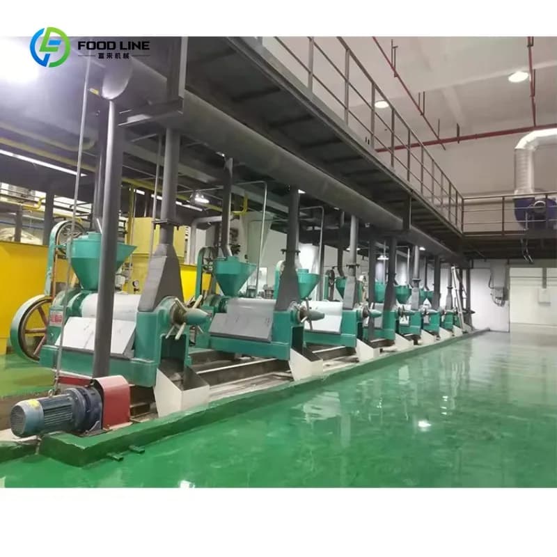 Ligne de production de raffinage d'huile de sésame, de soja, d'arachide, de tournesol et de noix de coco, ligne de raffinage d'huile brute, fournisseur d'usine sur mesure