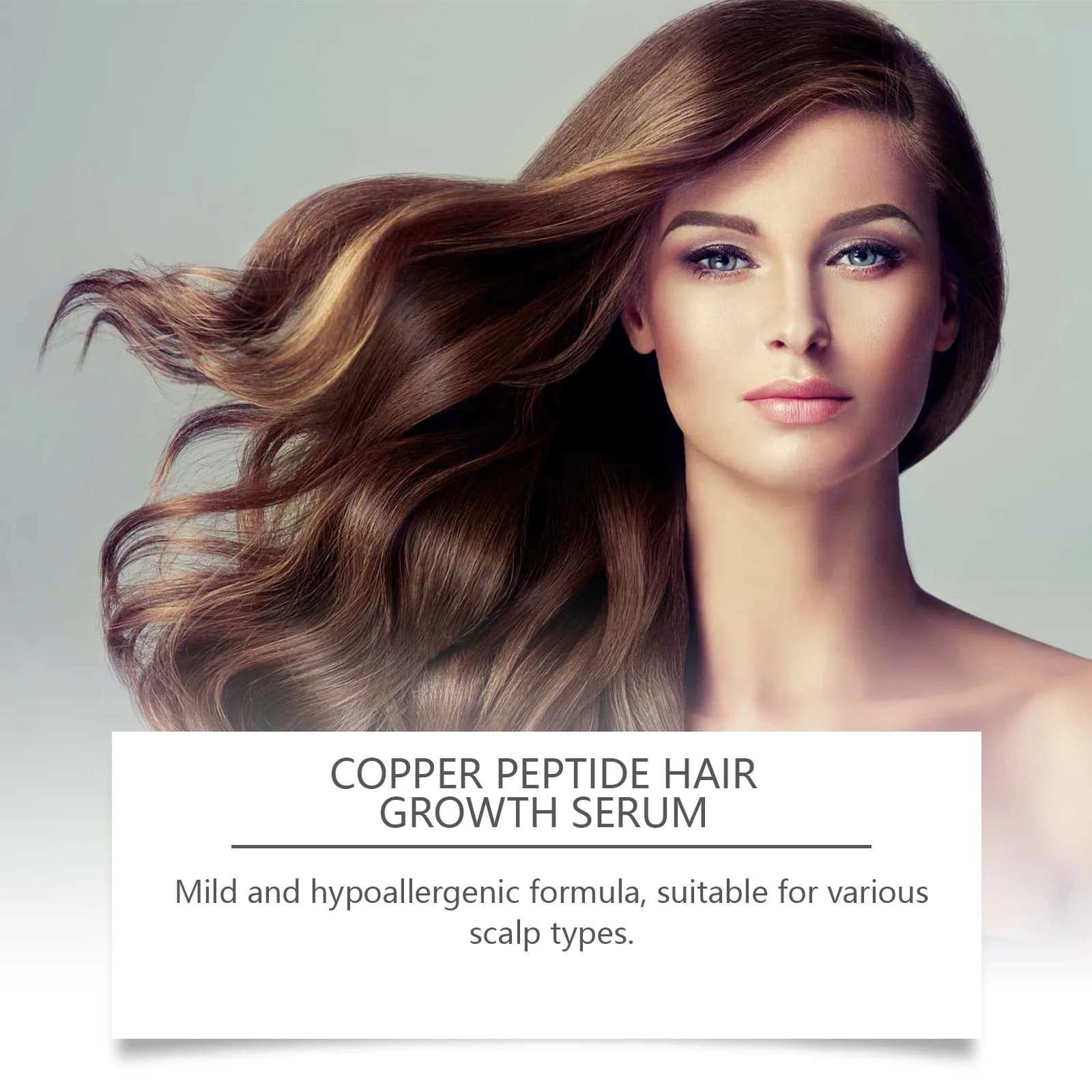 Sérum Capillaire au Cuivre et Peptides pour la Croissance des Cheveux