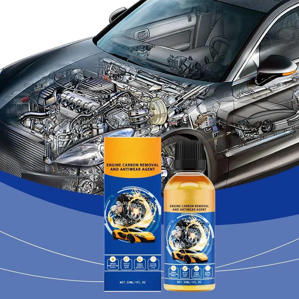 Huile de traitement Anti-usure pour moteur de voiture, Agent de protection anti-bruit pour économie de carburant du moteur, additif de réparation pour l'élimination du carbone du moteur 3 pièces