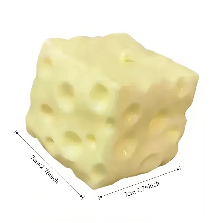Jouet Squishy en forme de fromage à remontée lente