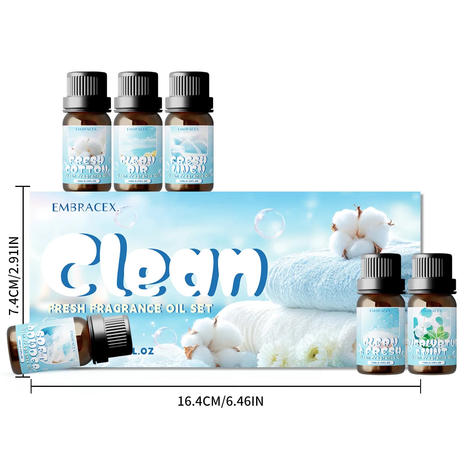 Coffret cadeau d'huiles essentielles