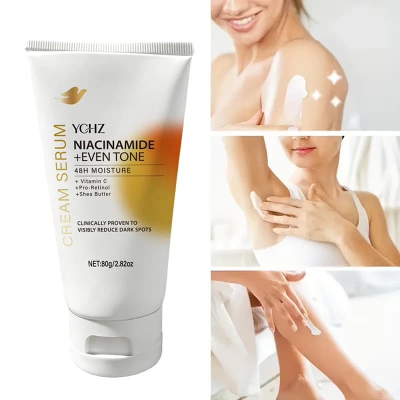 Crème éclaircissante pour le visage et le corps - Crème éclaircissante et unifiante - Non grasse, convient aux hommes et aux femmes - Crème blanchissante et hydratante, pour une utilisation de jour et