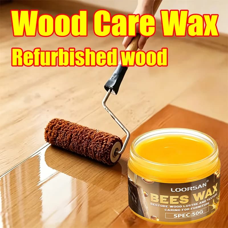 Cire d'abeille pour l'entretien du bois, huile d'entretien des sols pour la réparation des rayures, anti-fissures, soin imperméable pour meubles en bois