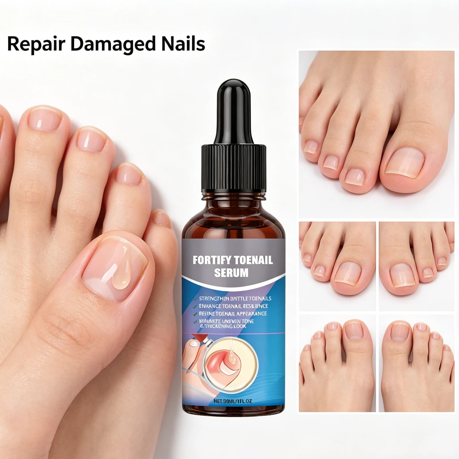 Essence liquide pour le soin des ongles, surface des ongles douce et brillante, hydratant, traitement des ongles des mains et des pieds, lisse les ongles épaissis, soin de la peau des ongles