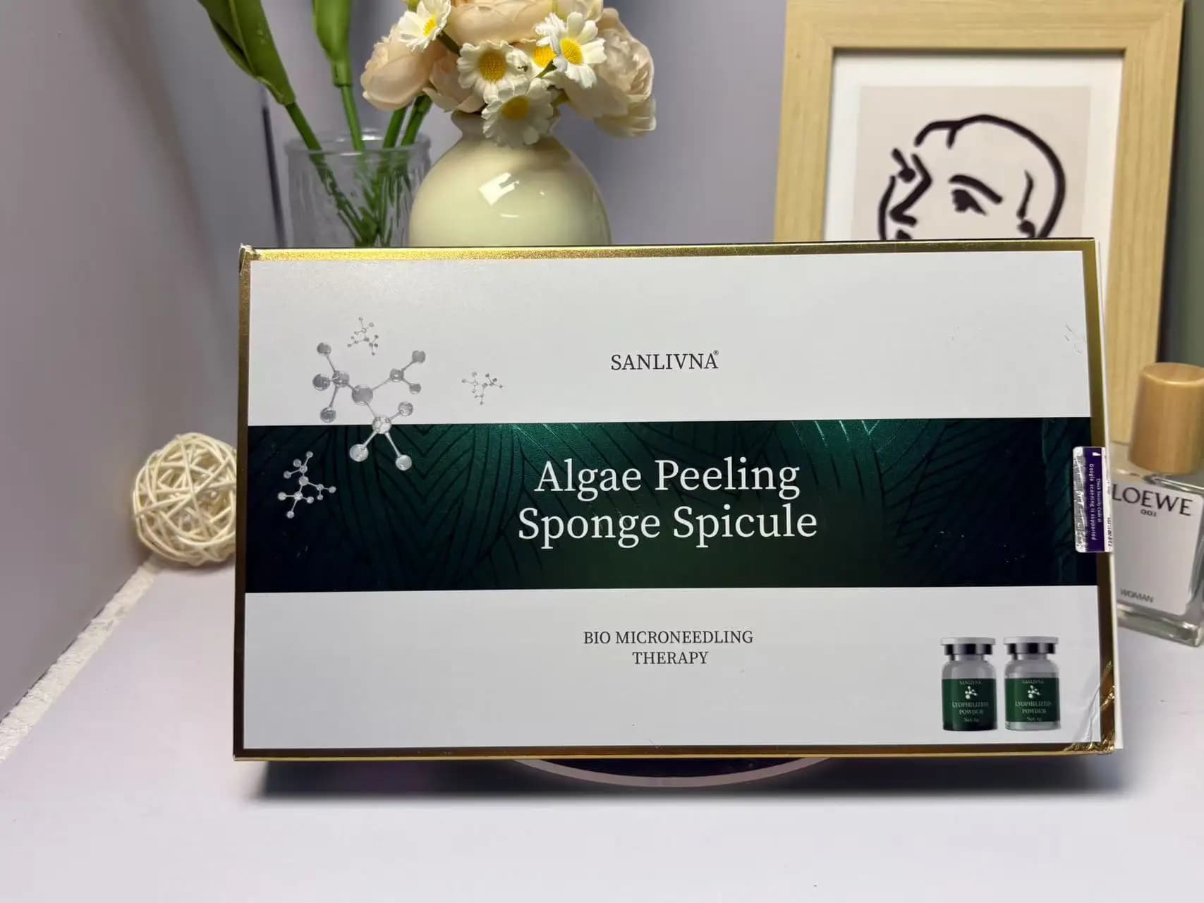 Kit de exfolie des algues pour le traitement de l'acné, réparation de la peau, rajeunissement du visage, blanchiment et éclaircit, nettoyage, soins fonctionnels pour la peau 