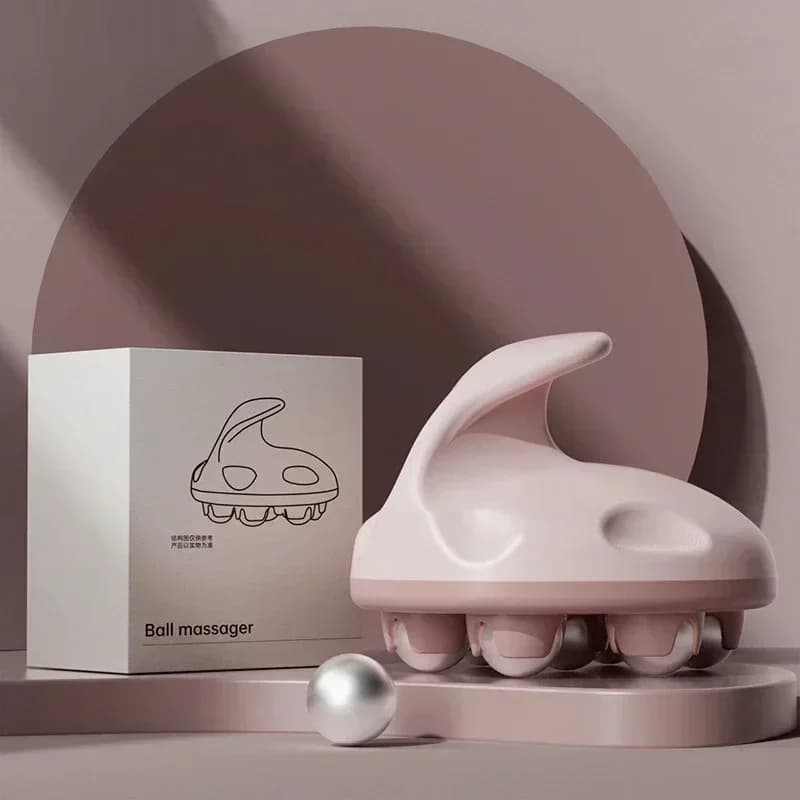 Masseur à billes à roulettes, Massage multifonctionnel, 7 perles, thérapie professionnelle, Portable, beau Instrument de Massage pour soins de santé