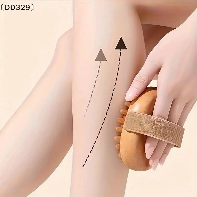 Brosses de massage brunes pour le corps