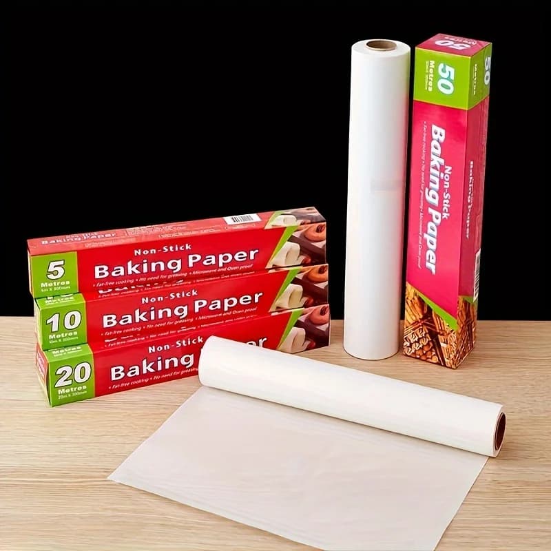 1 rouleau de papier sulfurisé, doublure jetable pour friteuse à air, plaque de cuisson antiarina et résistante à la chaleur, baki imperméable et résistant à l'huile