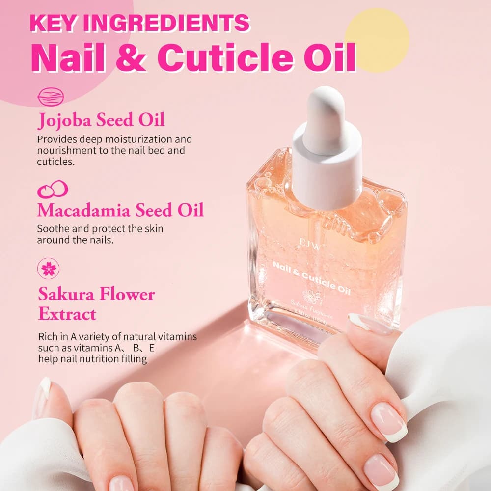 Huile pour ongles et cuticules EJW - Soin des ongles - Hydratante