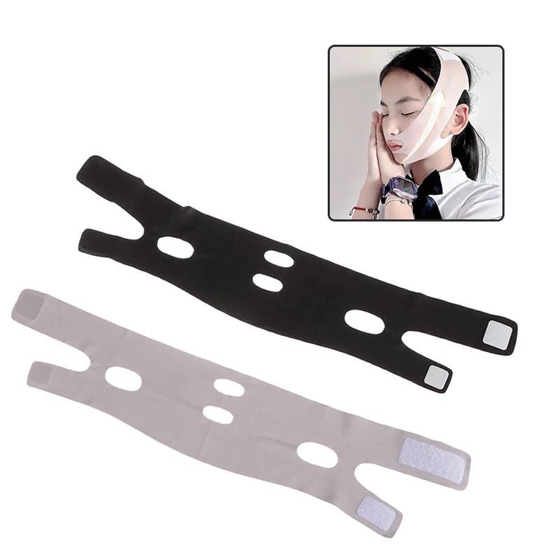 Enfants dormant Anti-ouverture bouche prévenir l'ouverture de la bouche V-face pansement visages masque peaux serrage Correction habitudes de sommeil pour enfants