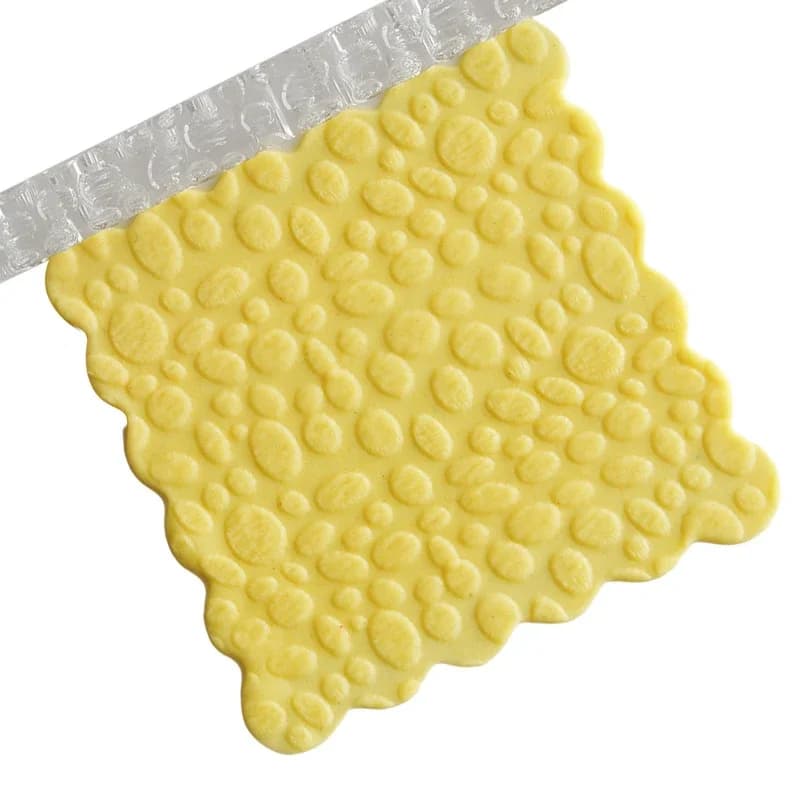 Rouleau à pâtisserie en acrylique conçu pour Impression de gâteau Fondant, rouleau à pâtisserie, accessoires de cuisine, outils de cuisson en gaufrage, 1 pièce