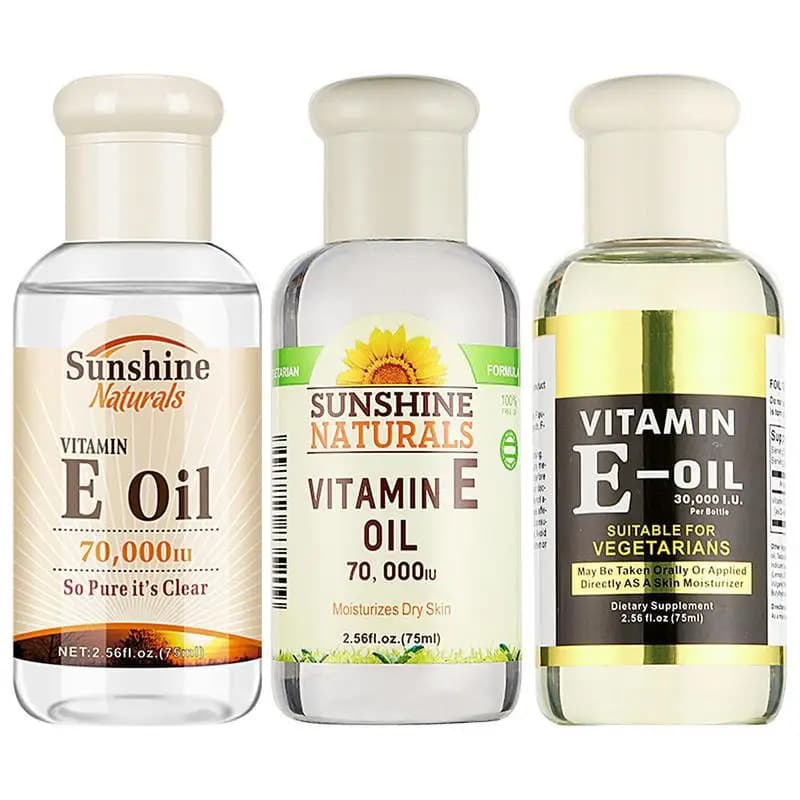 Sérum à l'huile de vitamine E pour le visage