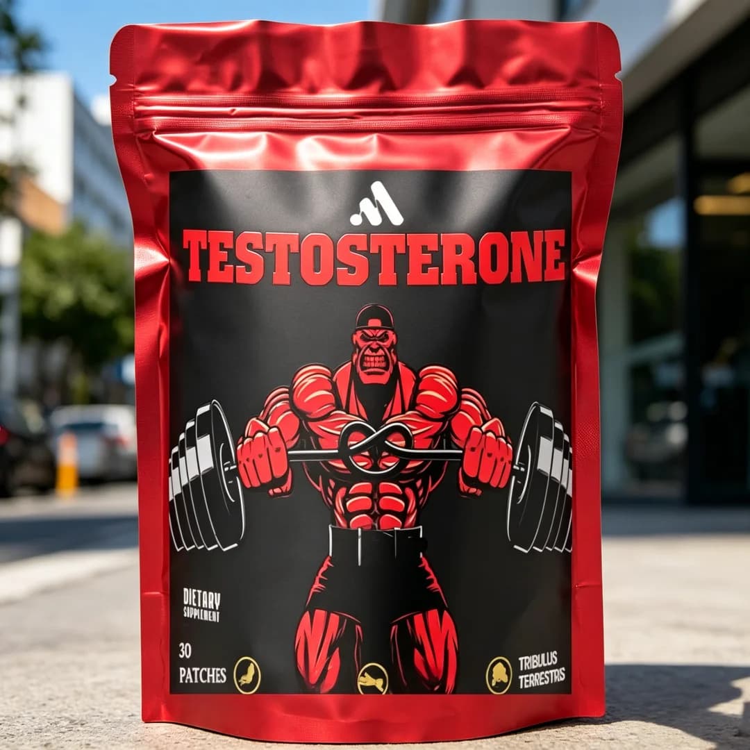 30 Patchs de Supplément de Testostérone pour Hommes - Développement Musculaire Rapide - Testo Extreme - Améliore la