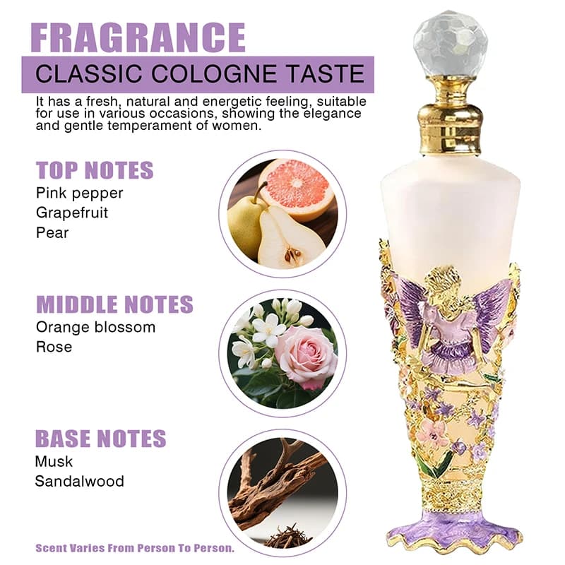 Spray de parfum de déesse florale de luxe