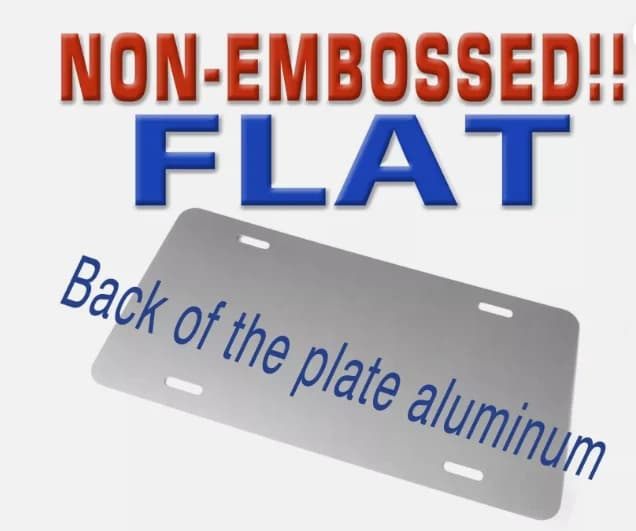 Monaco MC EU n'importe quel nom personnalisé nouveauté plaque d'immatriculation de voiture en aluminium