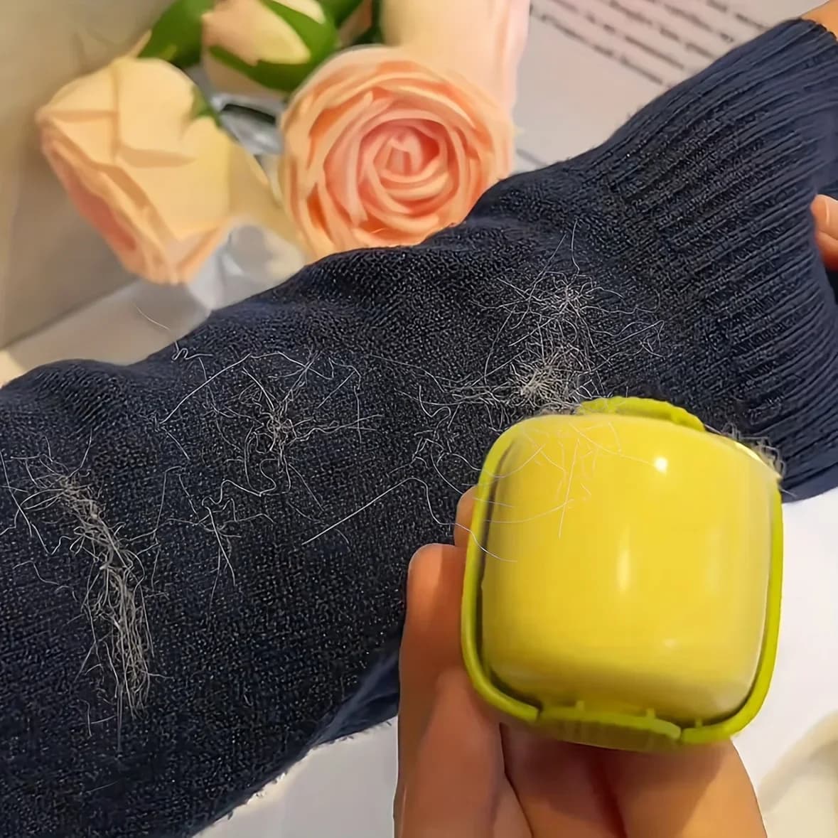 Rouleau à peluches lavable et Portable, 1 pièce, épilateur pour animaux de compagnie, pour vêtements, canapés, lits |   Idéal pour le nettoyage des meubles des propriétaires de chats
