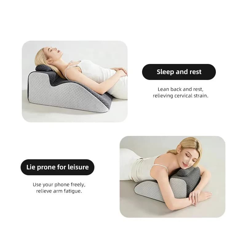 Oreiller Confortable pour un Sommeil Profond et Apaisant, Anti-Bruit, Remplissage en Mousse à Mémoire de Forme, Idéal pour la Chambre à Coucher