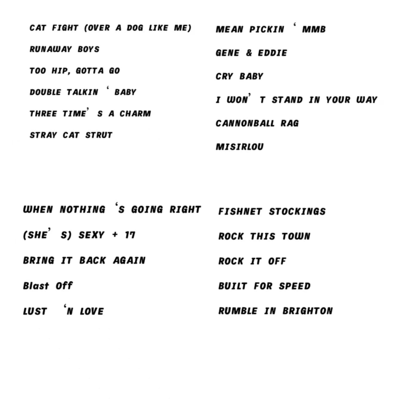Stray Cats – Rondé cette ville : de LA à Londres (2020) | Rockabilly/Rock Live Album Car Soundtracks Boîte 23 Pistes Collection