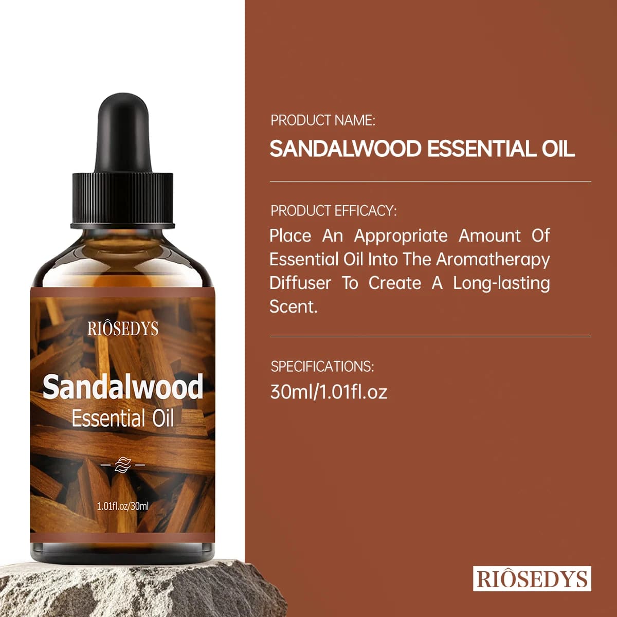 Huile essentielle de bois de santal