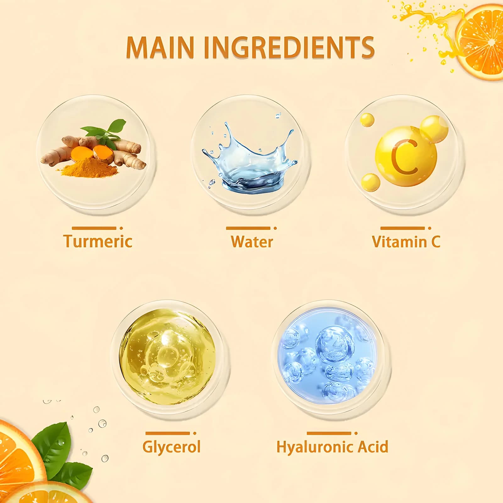 Curcuma et vitamine C cou visage soin rides lignes Lifting blanchiment serrer Double menton Anti-âge rajeunissement produit de soin de la peau