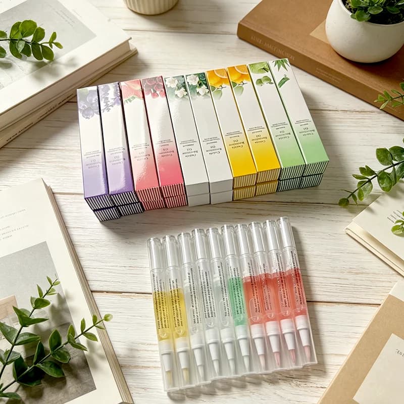 Huile pour cuticules, soin des ongles, 15 parfums, huile nutritive en stylo, lot de 30 pièces pour la réparation des ongles, traitement des cuticules des mains, manucure, renforcement des ongles