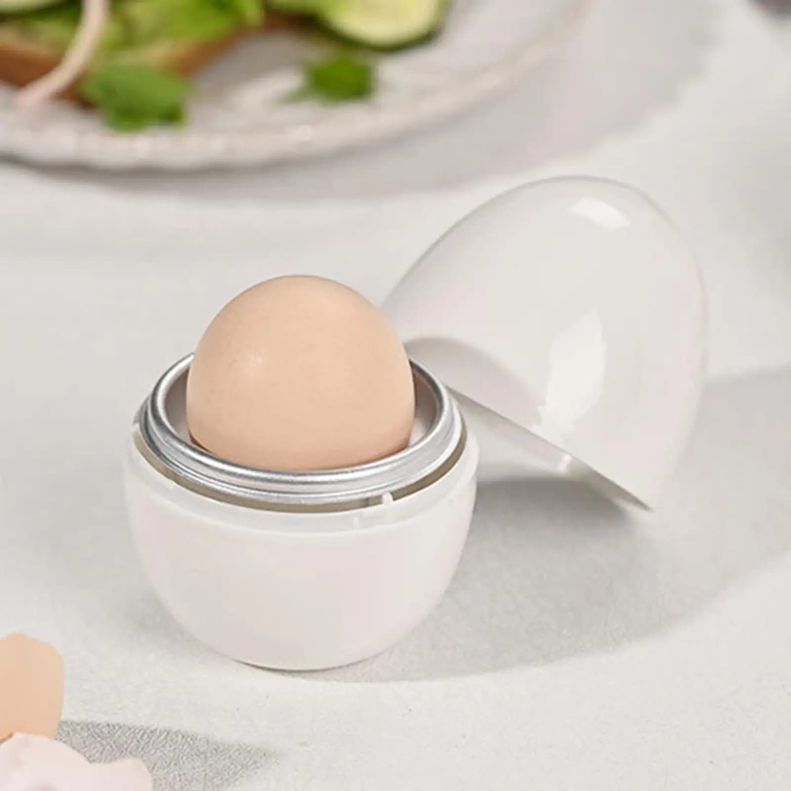 Cuiseur à vapeur pour œufs durs et durs, avec couvercle, cuiseur à vapeur pour œufs durs et doux, Gadgets de cuisine pour l'ébullition rapide des œufs