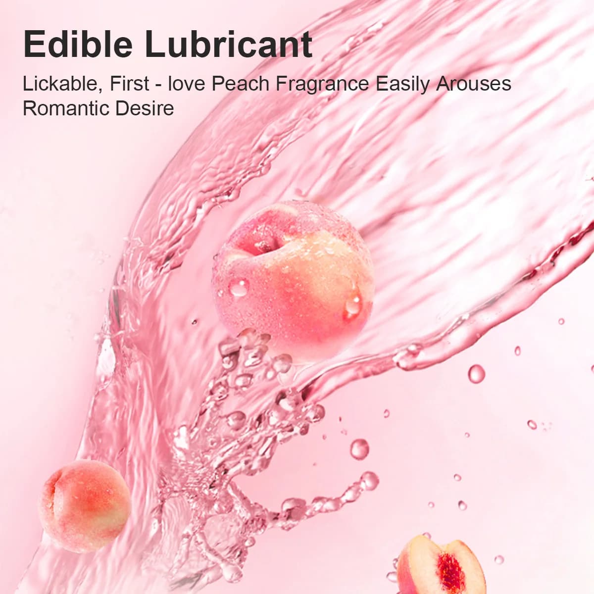 Jissbon lubrification améliorée pour jeu intime Gel saveur pêche huile lubrifiante Climax jeu Oral goutte sexuelle