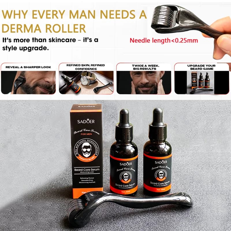 Ensemble d'huiles essentielles pour barbe pour hommes