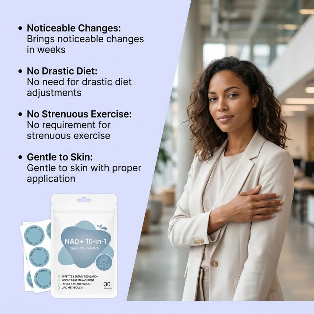 Patchs Transdermiques NAD+ : Complément pour l'Énergie Cellulaire
