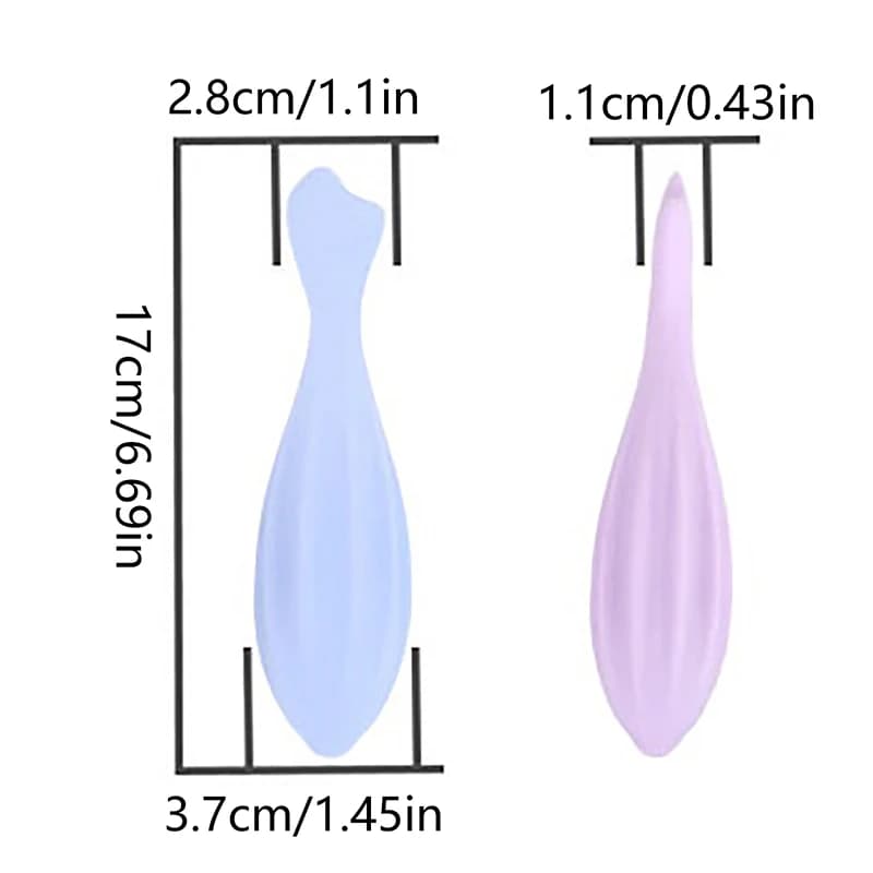 Rouleau de beauté Gua Sha en silicone pour le visage et les yeux, outils de soins de la peau, massage du visage
