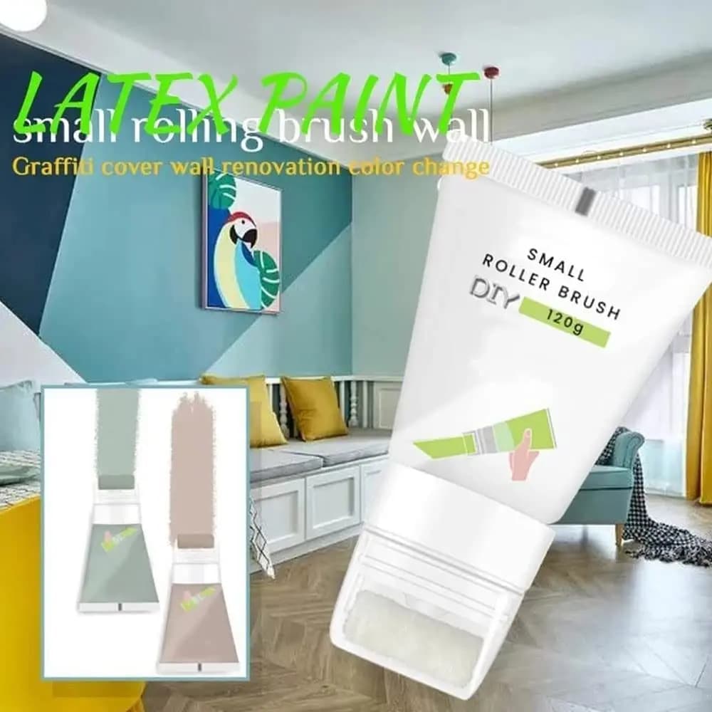 Petite Brosse à Rouler en Latex pour Réparation Murale