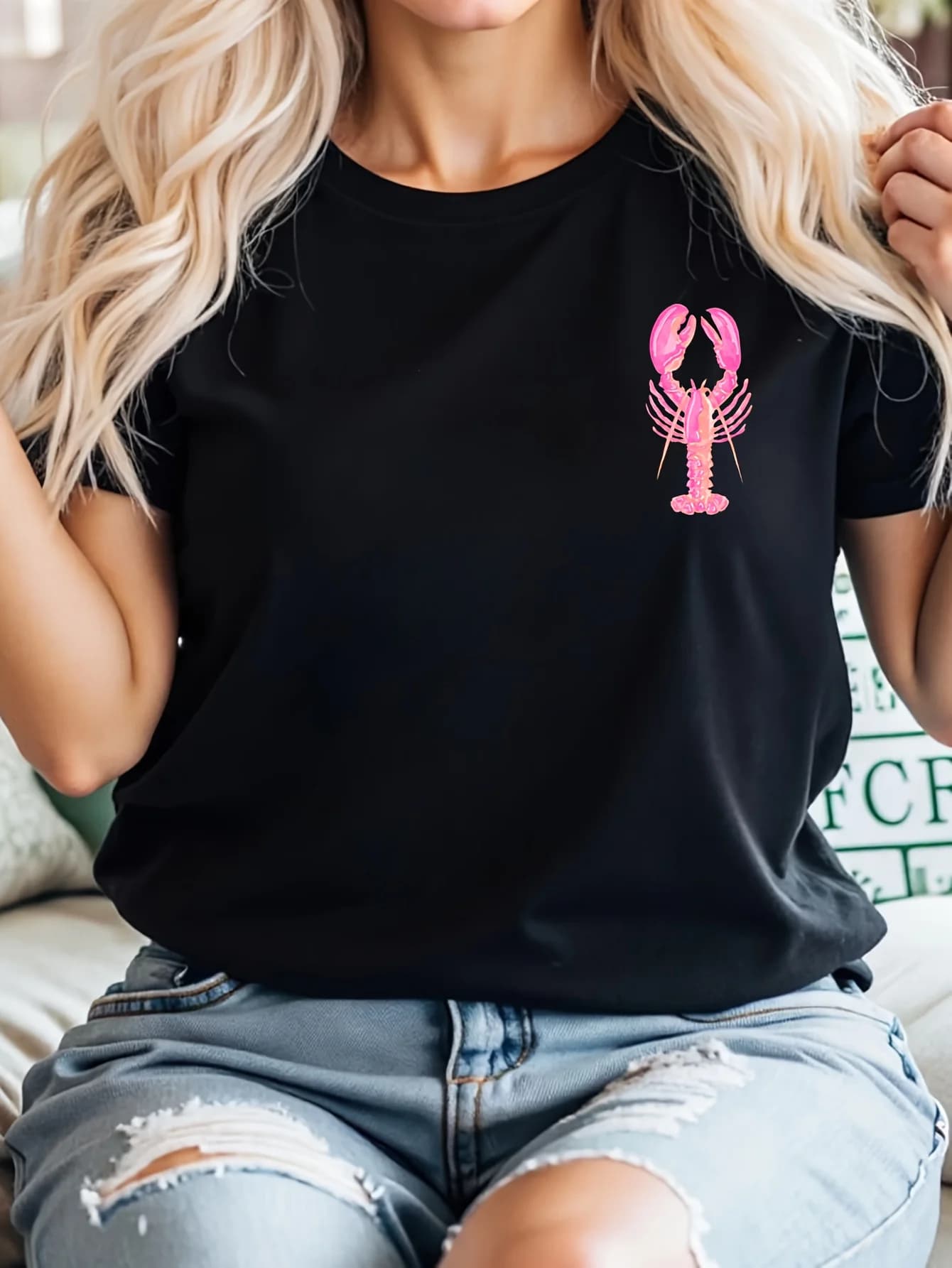 T-shirt à manches courtes pour femmes