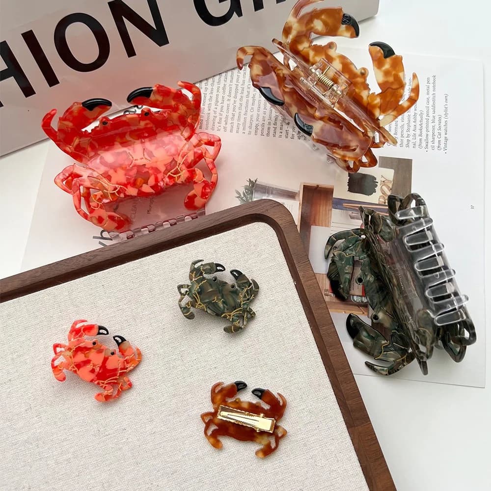 Crab Claw est une niche et un style unique de loisirs d'été. Il est fabriqué en matériau d'acétate de haute qualité