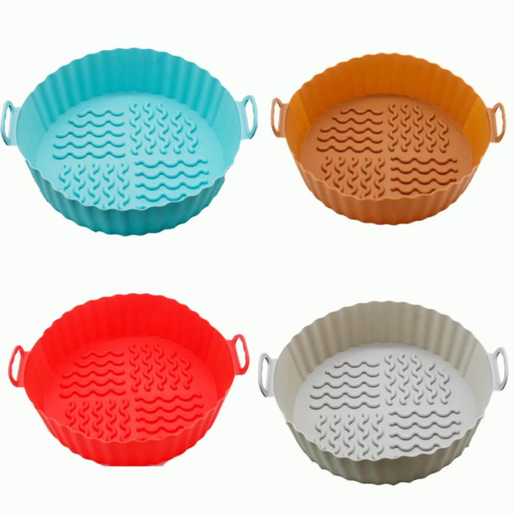 Gadgets de cuisine, revêtement rond en Silicone pour friteuse à Air