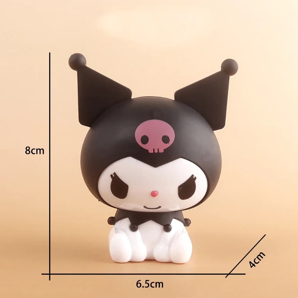 Sanurgente-Figurines Kawaii Cinnamoroll Kuromi pour Enfants