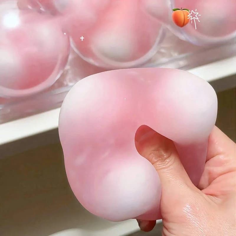 Balle Mochi Croustillante Anti-stress à Expansion Lente, Jouet Sensoriel Souple pour le Soulagement du Stress, Divertissement Quotidien, Cadeau de Fête