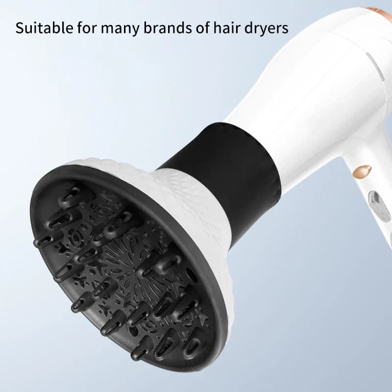 Nouveau diffuseur universel pour sèche-cheveux, accessoire pour cheveux bouclés et ondulés, pour un séchage uniforme des cheveux, outil de soin des cheveux