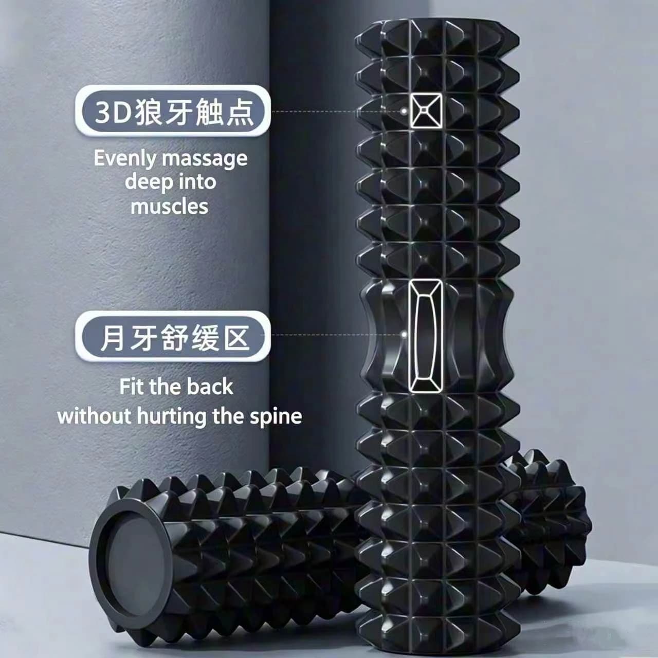 Rouleau en mousse de 45 cm pour massage des tissus profonds