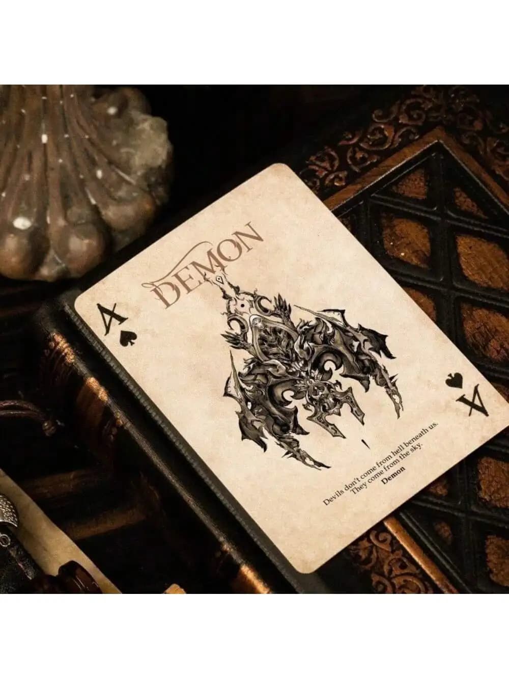 Cartes à jouer graphiques haute définition de l'oeil du diable, jeu de société de pratique magique, cartes rigides Puzzle, durables, 1 pièce-54
