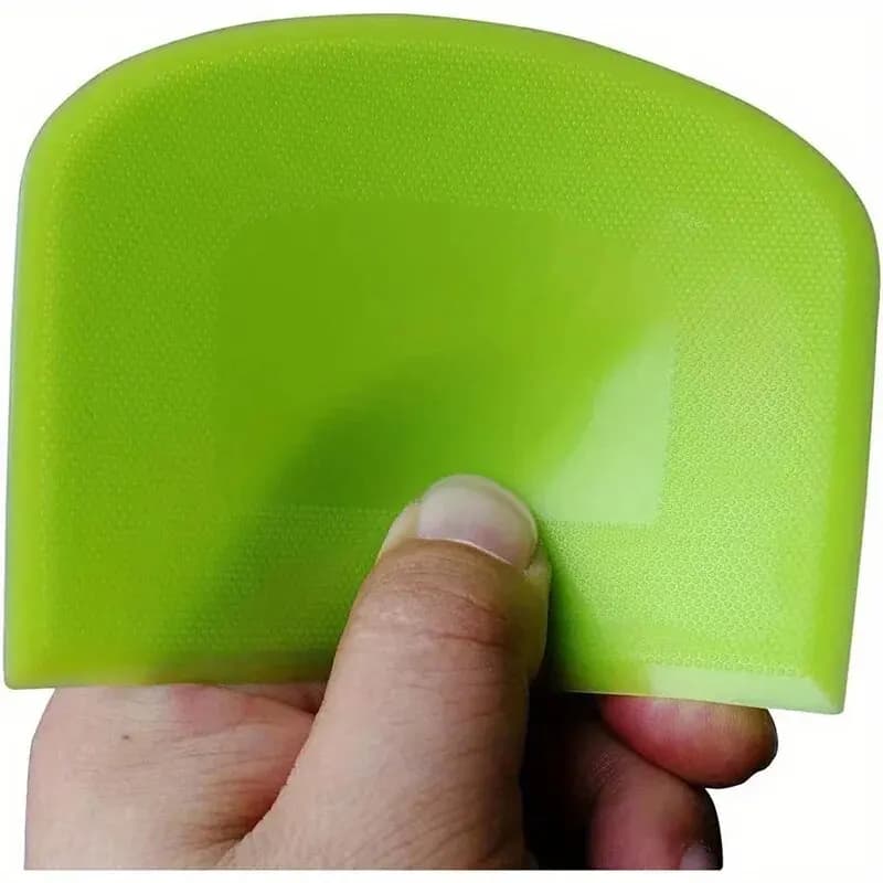 Spatule en plastique pour crème à gâteau, couteau à pâte, grattoir à poupée avec bord lisse, outils de cuisson, 1 pièce