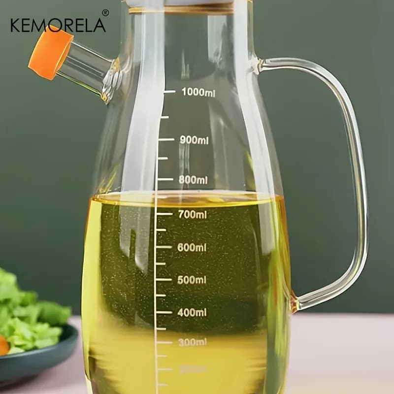 KEMORELA 1PC bouteille d'huile d'olive en verre BPF